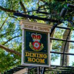 Rose & Crown Dining Sign